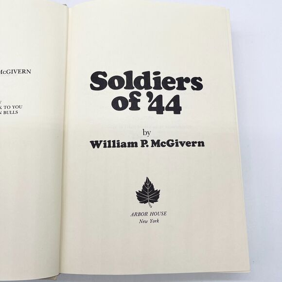 Soldiers of '44 William P McGivern 1979 Hardcover Third Printing Dust Jacket - Picture 9 of 13